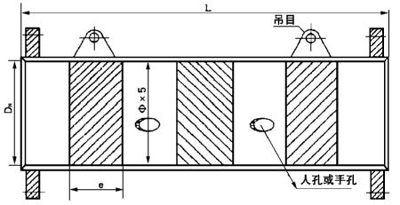 煤氣靜態(tài)混合器結(jié)構(gòu)尺寸